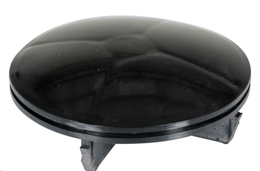 4.5" Black Plastic Bollard Cap