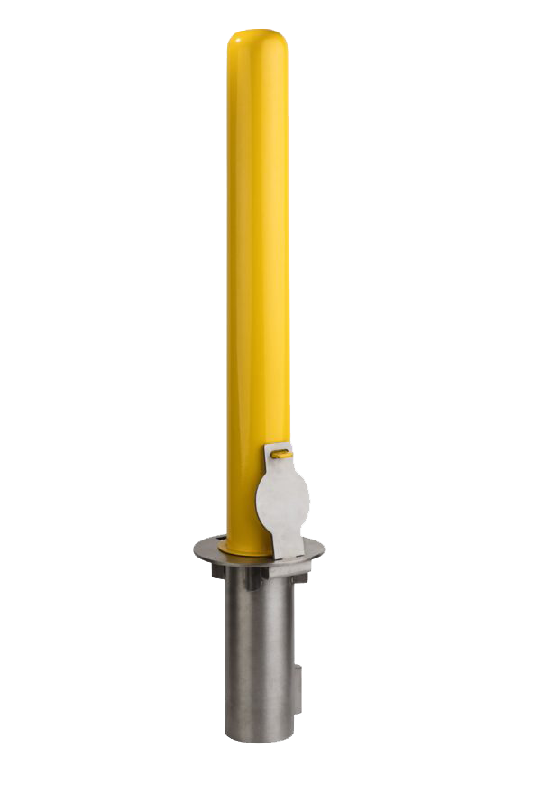 Removable Yellow Bollard